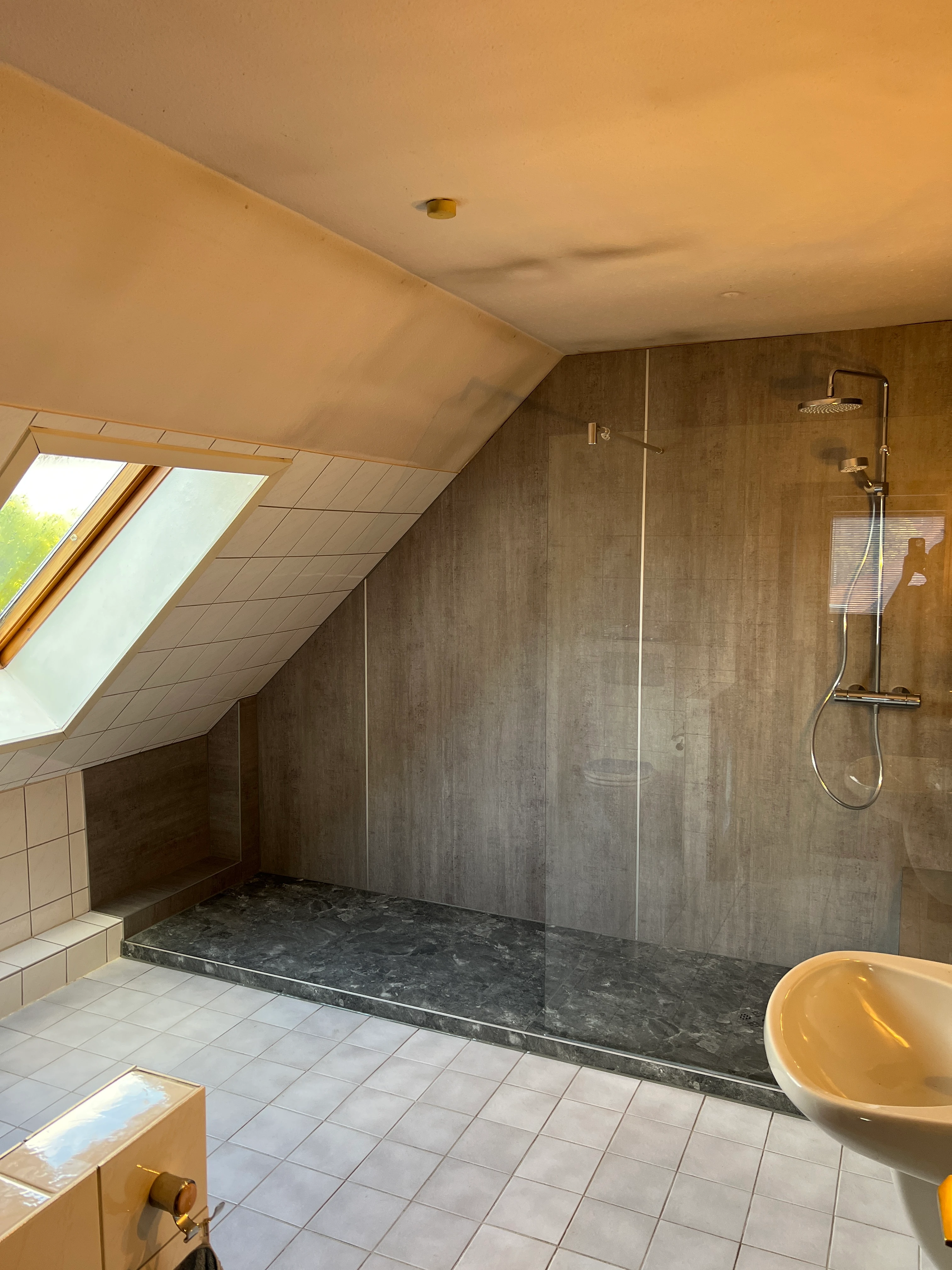 Unsere größte Dusche 3,0Meter