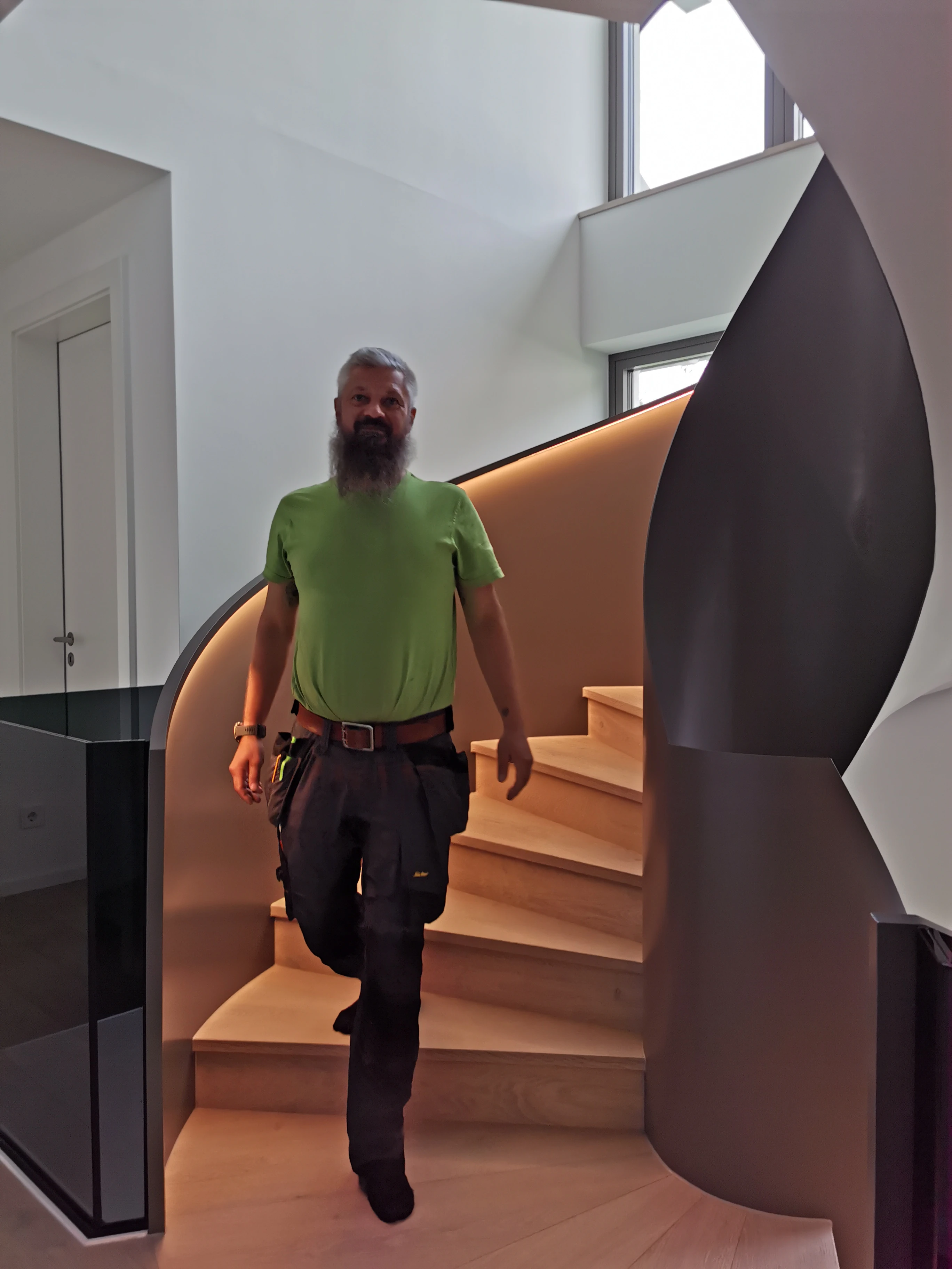 Treppenbeleuchtung mit Smart Home, Einfamilienhaus