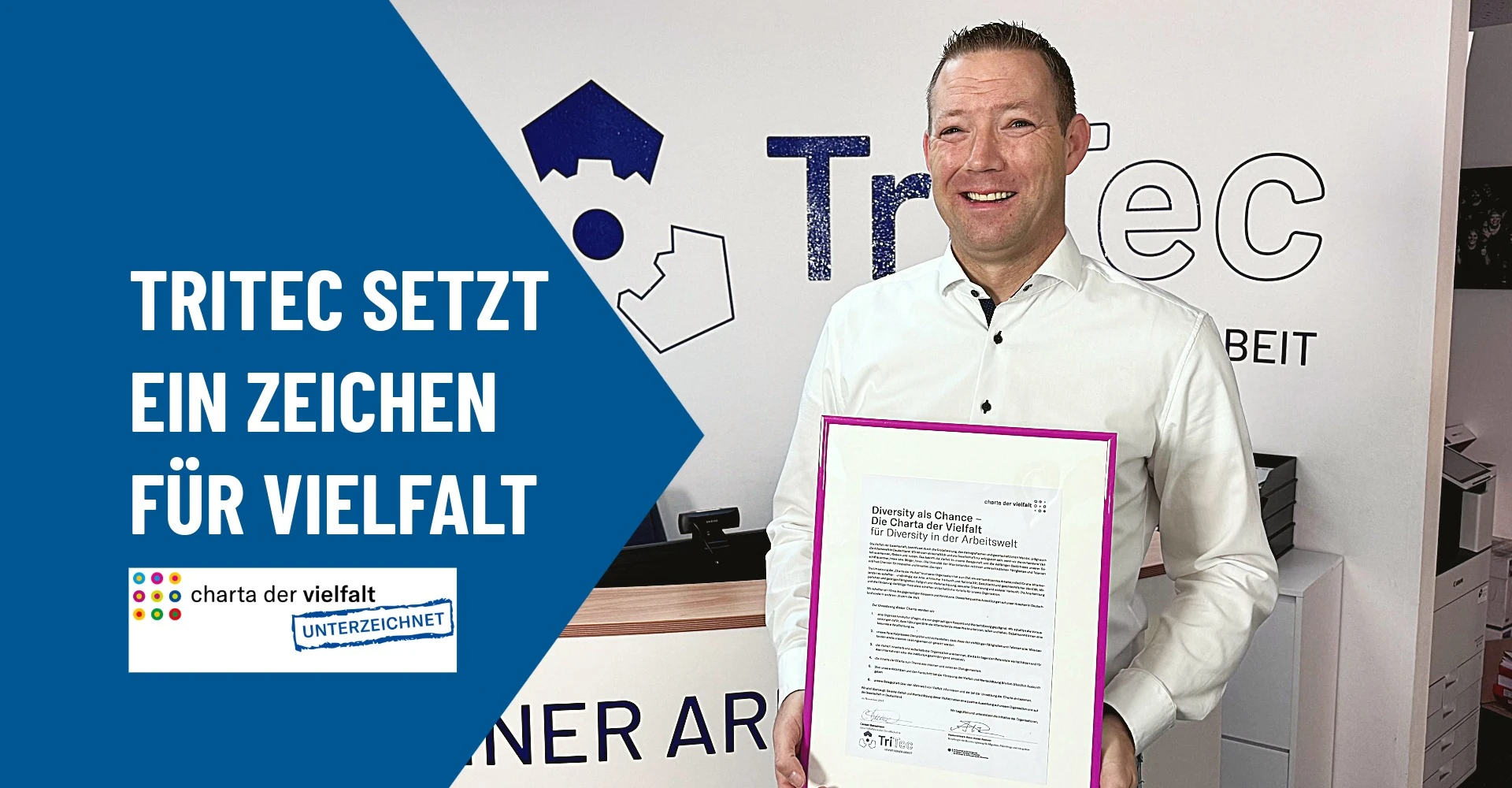 Wir setzen uns für Diversität am Arbeitsplatz ein.