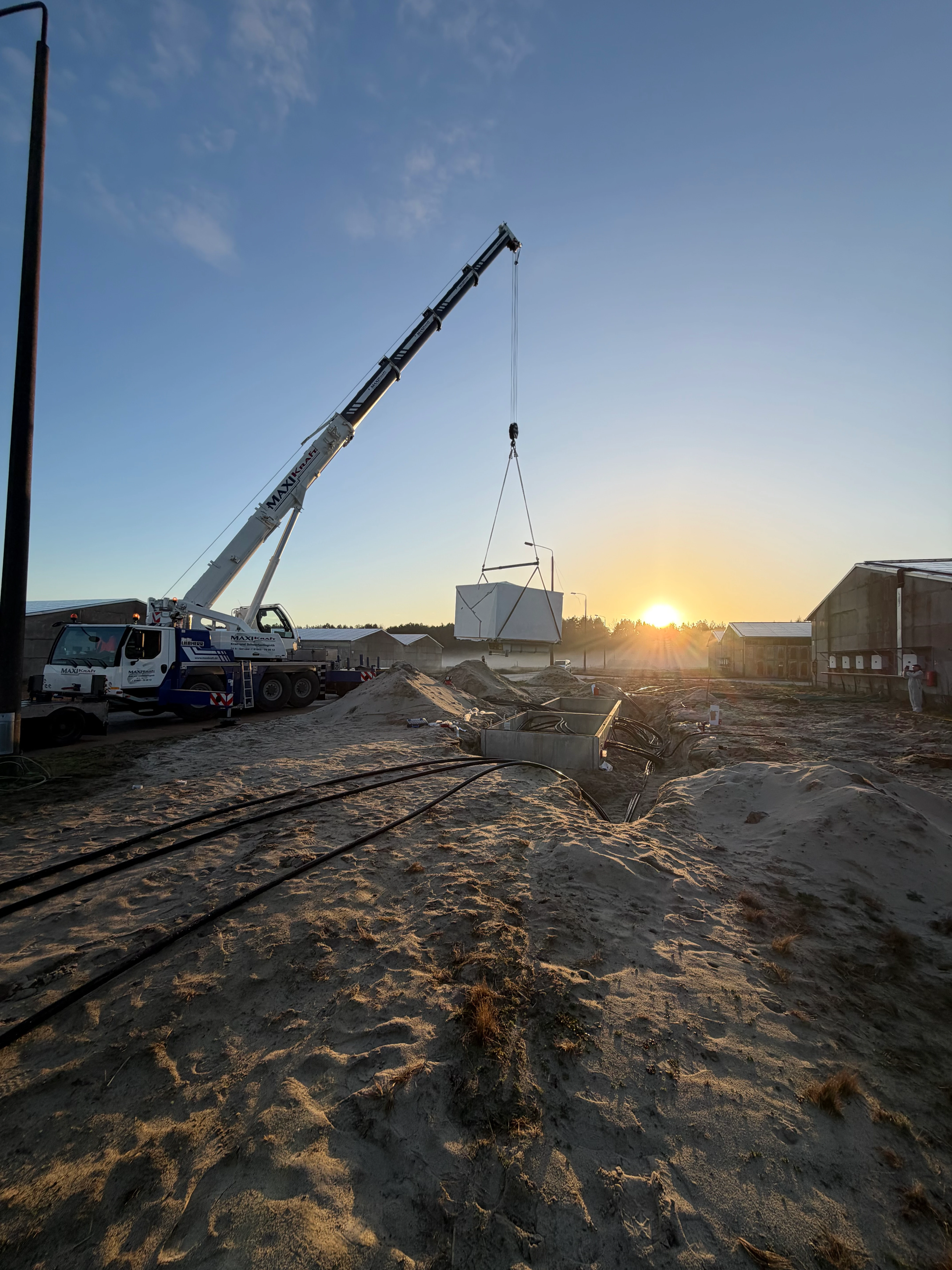 Trafolieferung Reuden 1 - 19 MW Dachanlage