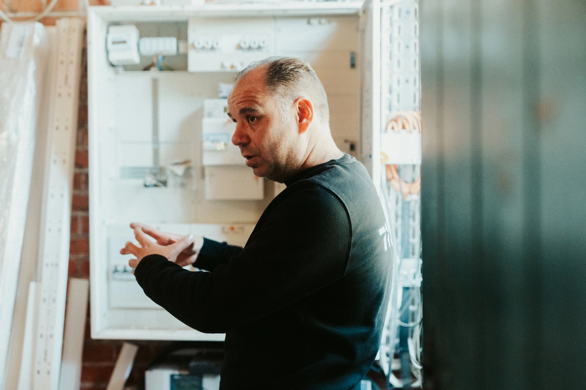 Unser Elektrikermeister Daniel 