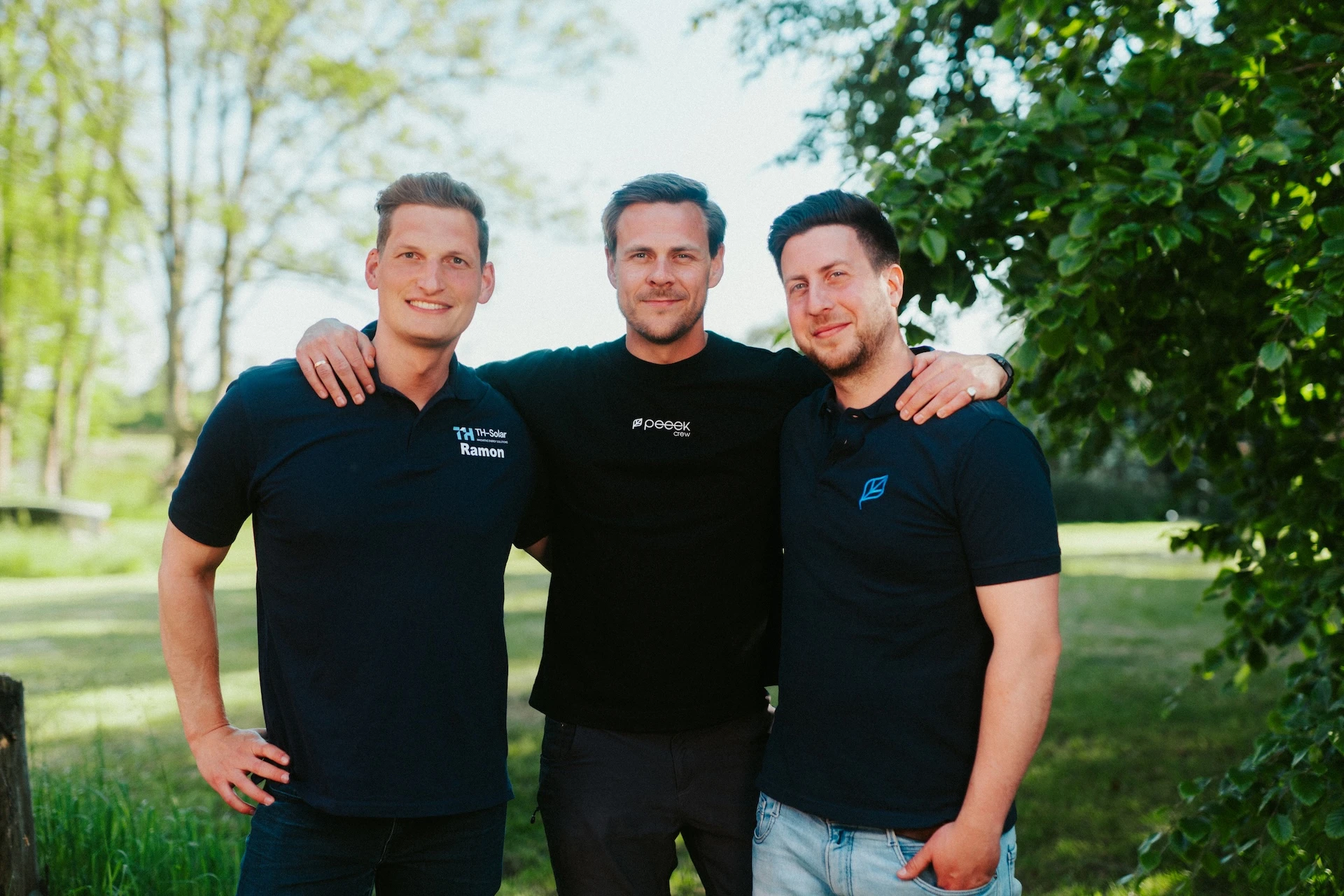 Unsere Geschäftsführer Ramon, Mirco und Paris