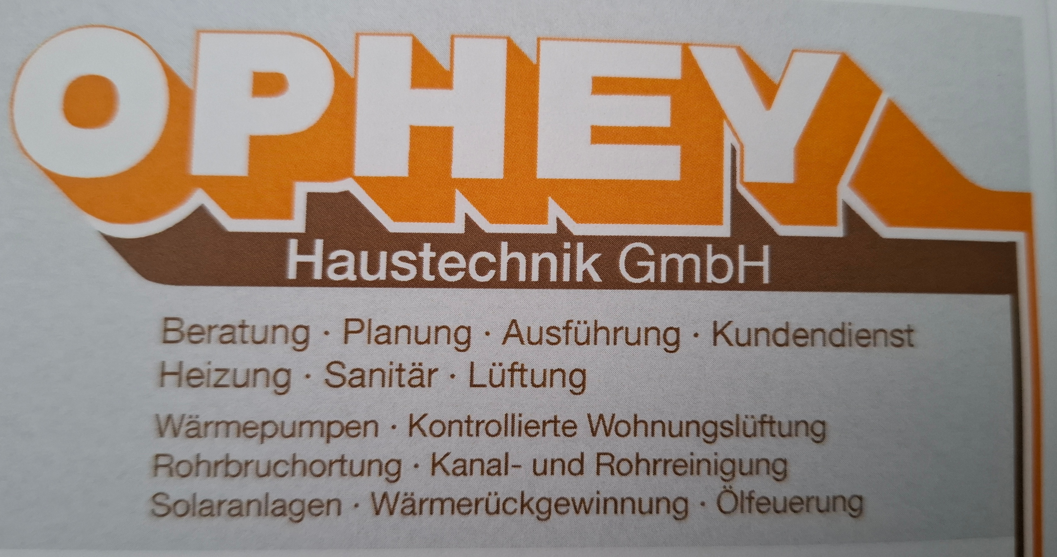 Logo von Ophey Haustechnik GmbH
