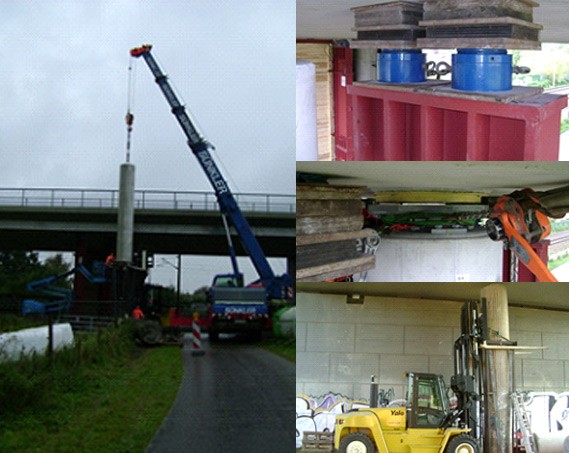 Brückenlagerwechsel