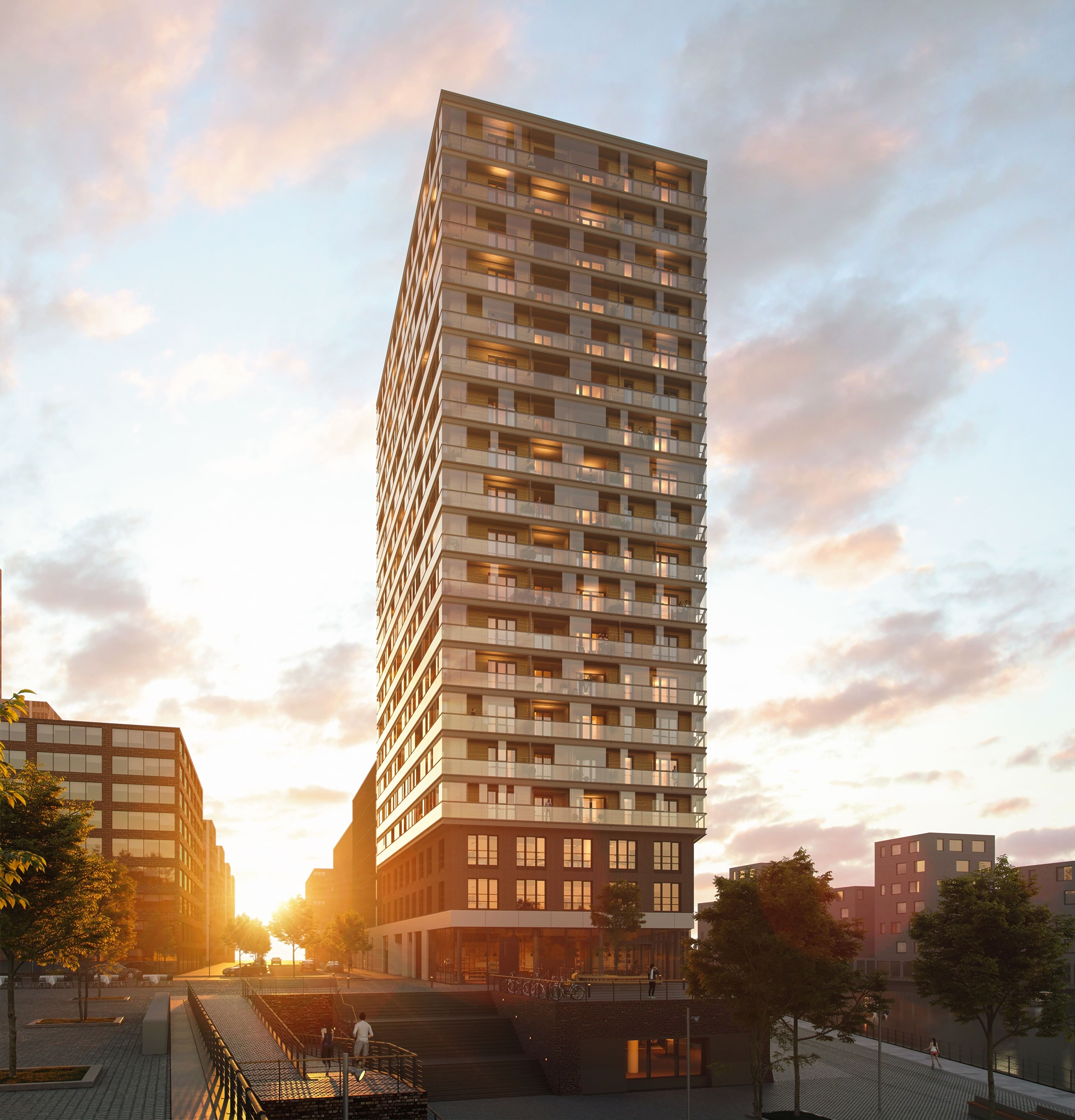 Roots - das höchste Holzhochhaus in Deutschland