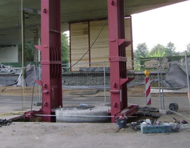 Brückenlagerwechsel