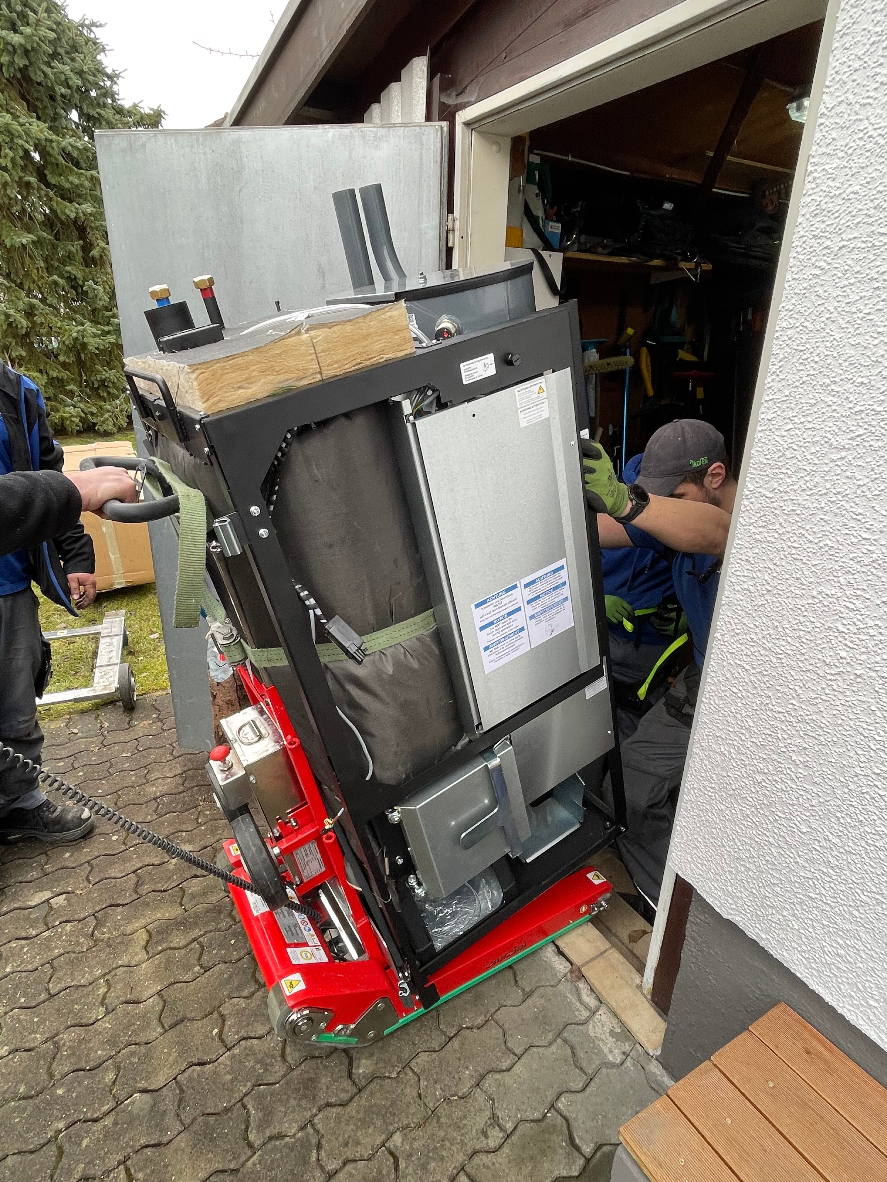 Treppensteiger im Einsatz