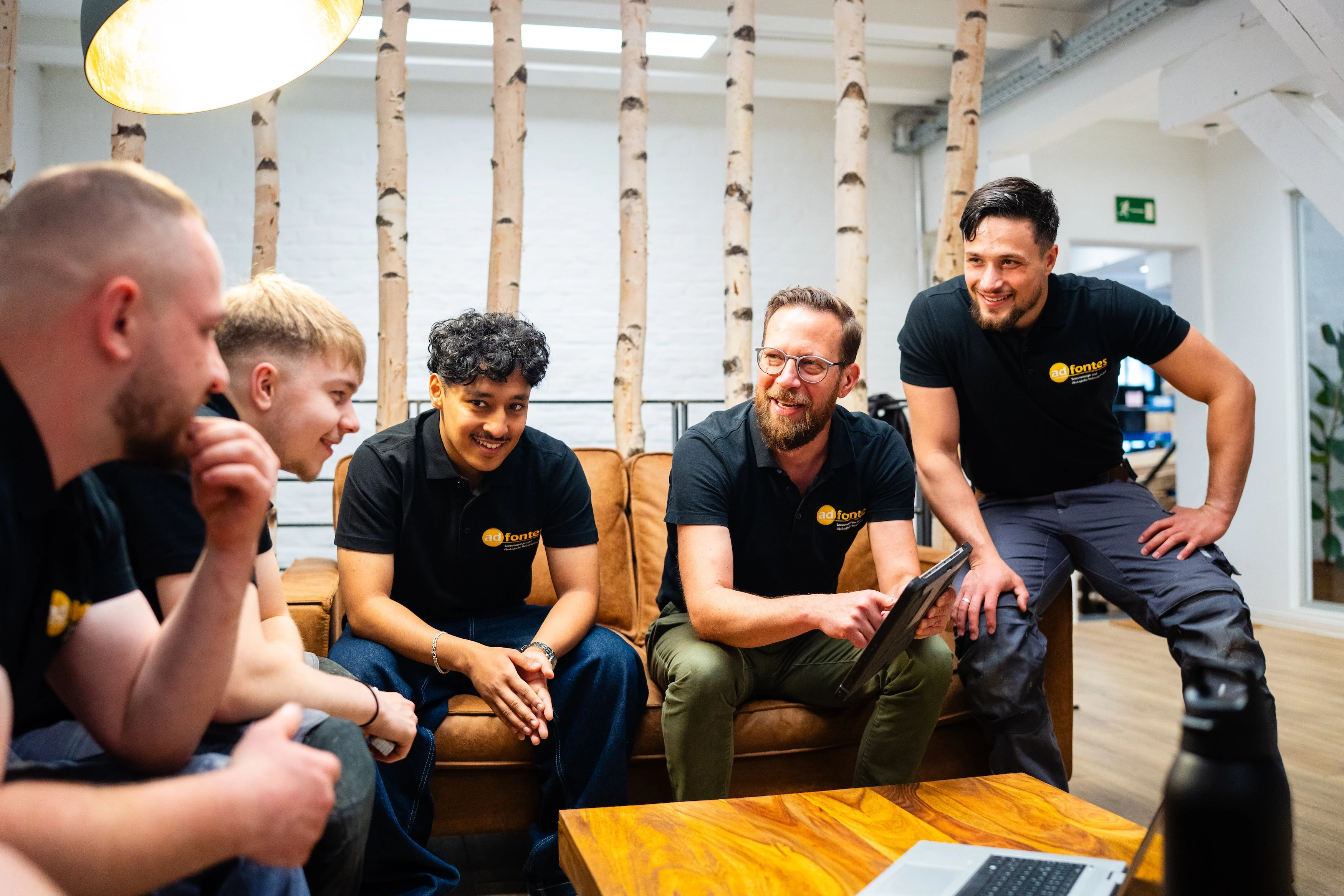 Unser Büro ist ein guter Ort für den Austausch