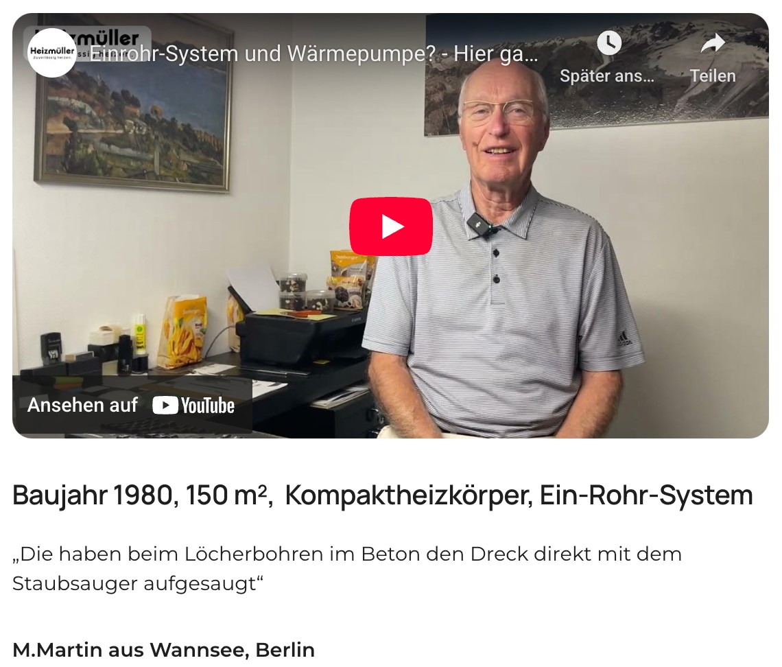 Baujahr 1980, 150 m²,  Kompaktheizkörper, Ein-Rohr-System