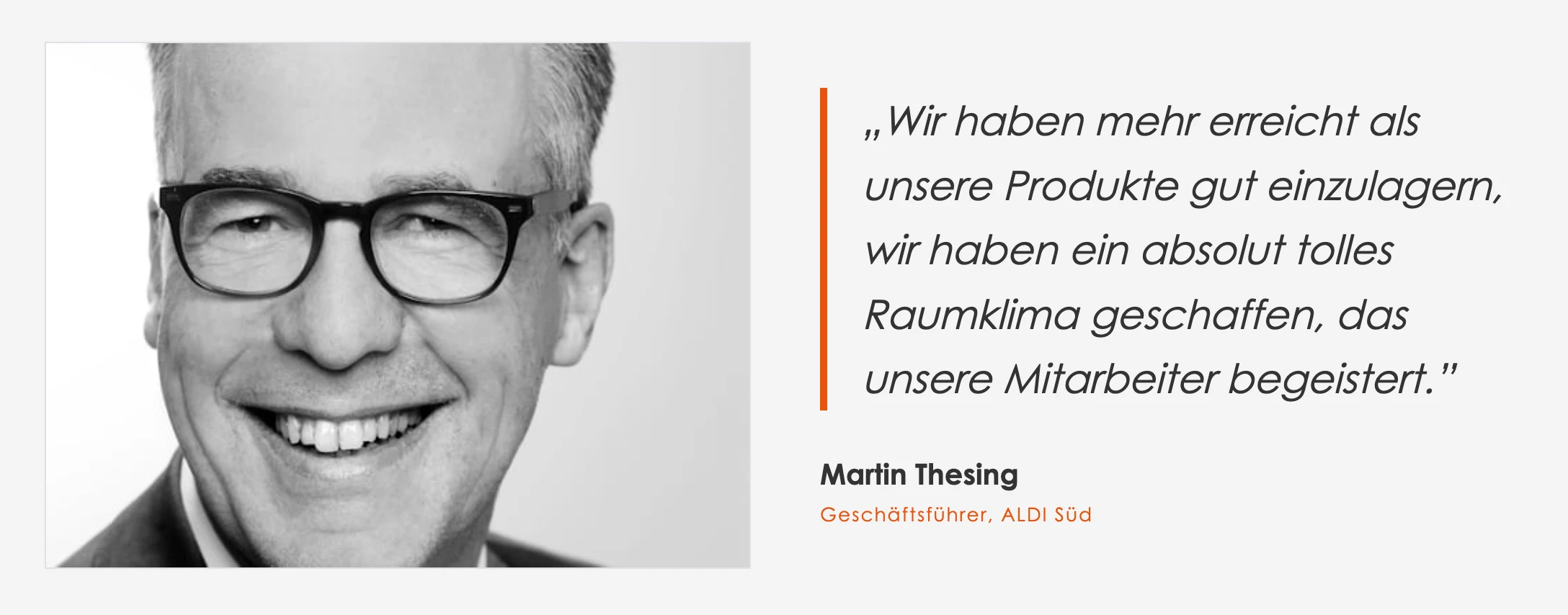 Heizung und Lüftung für Aldi Süd