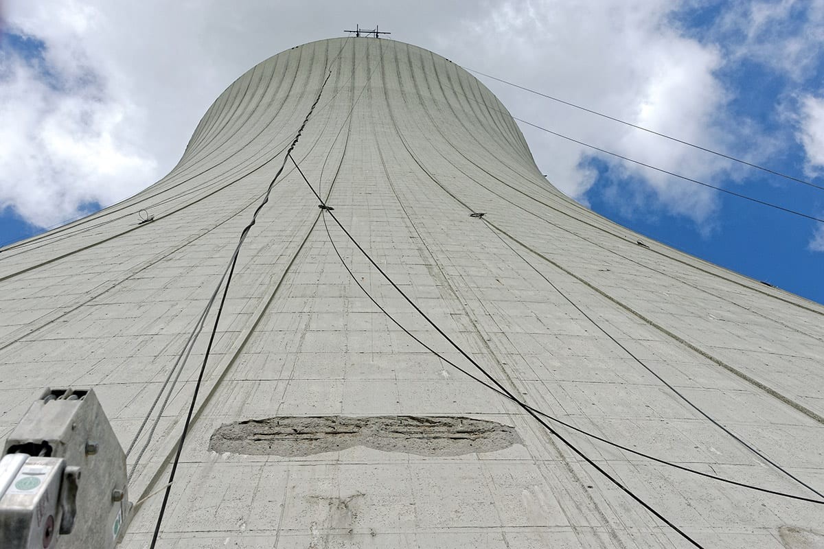 Sanierung Steinkohlekraftwerk Kühlturm in Rostock