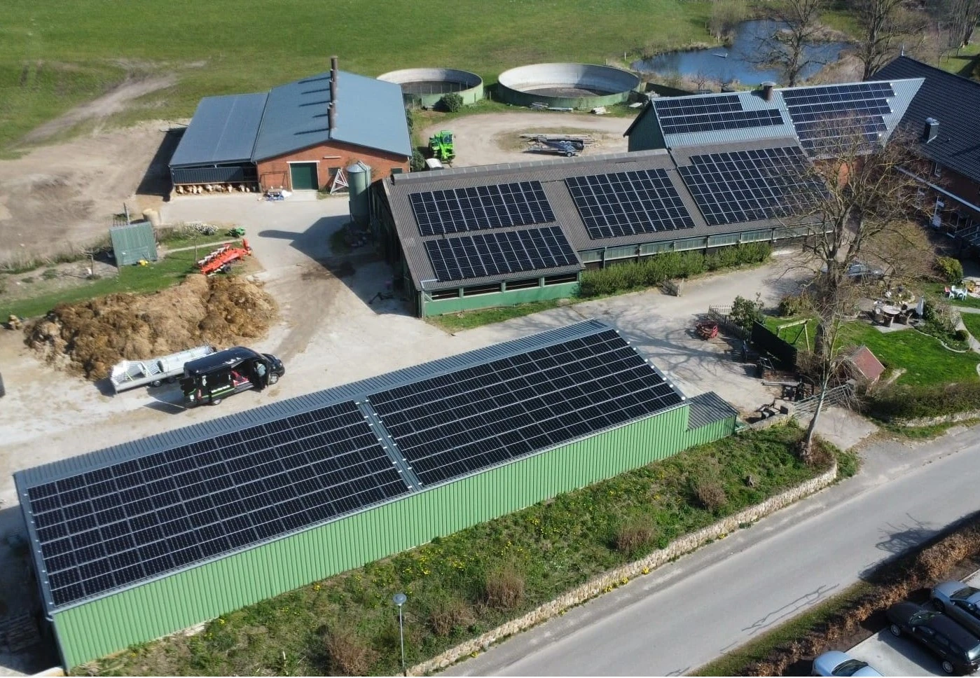 PV-Installation auf einem Biohof