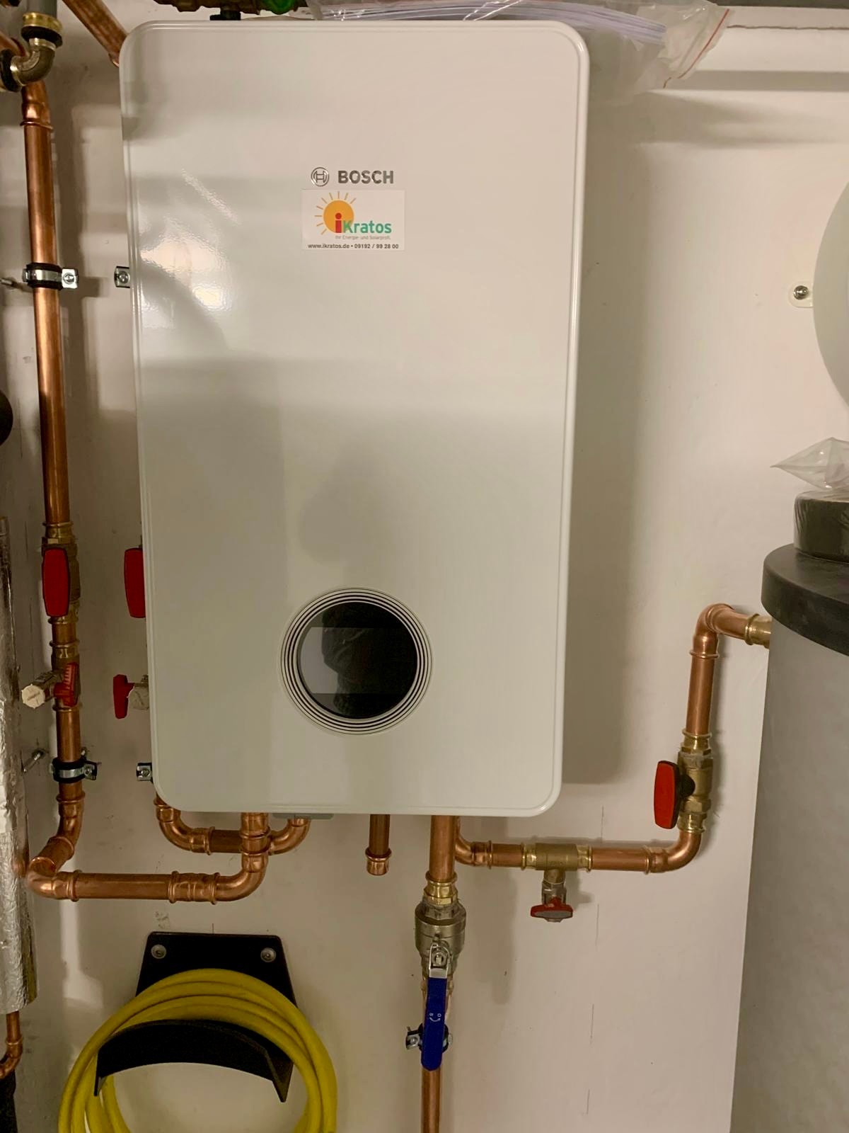 Innengerät einer Bosch Wärmepumpe