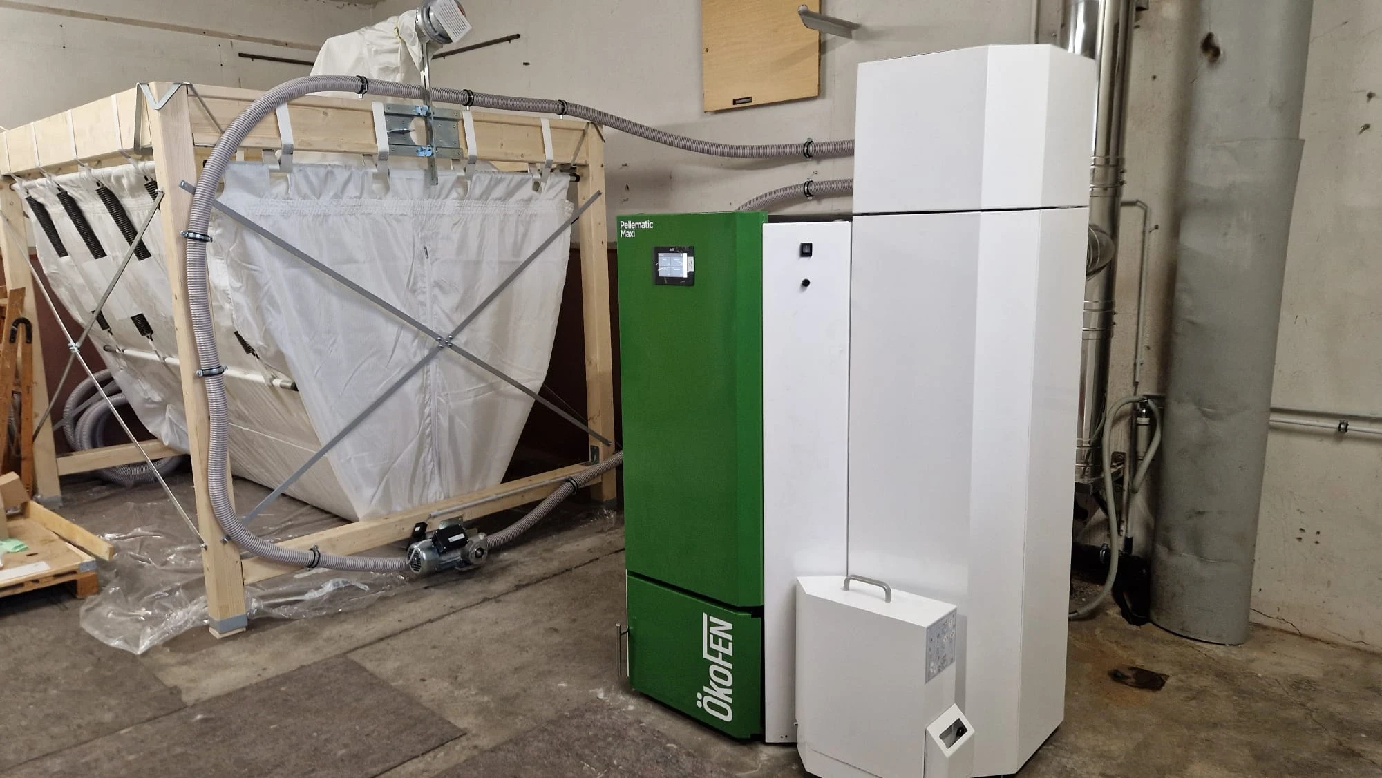 Pellet-Anlage