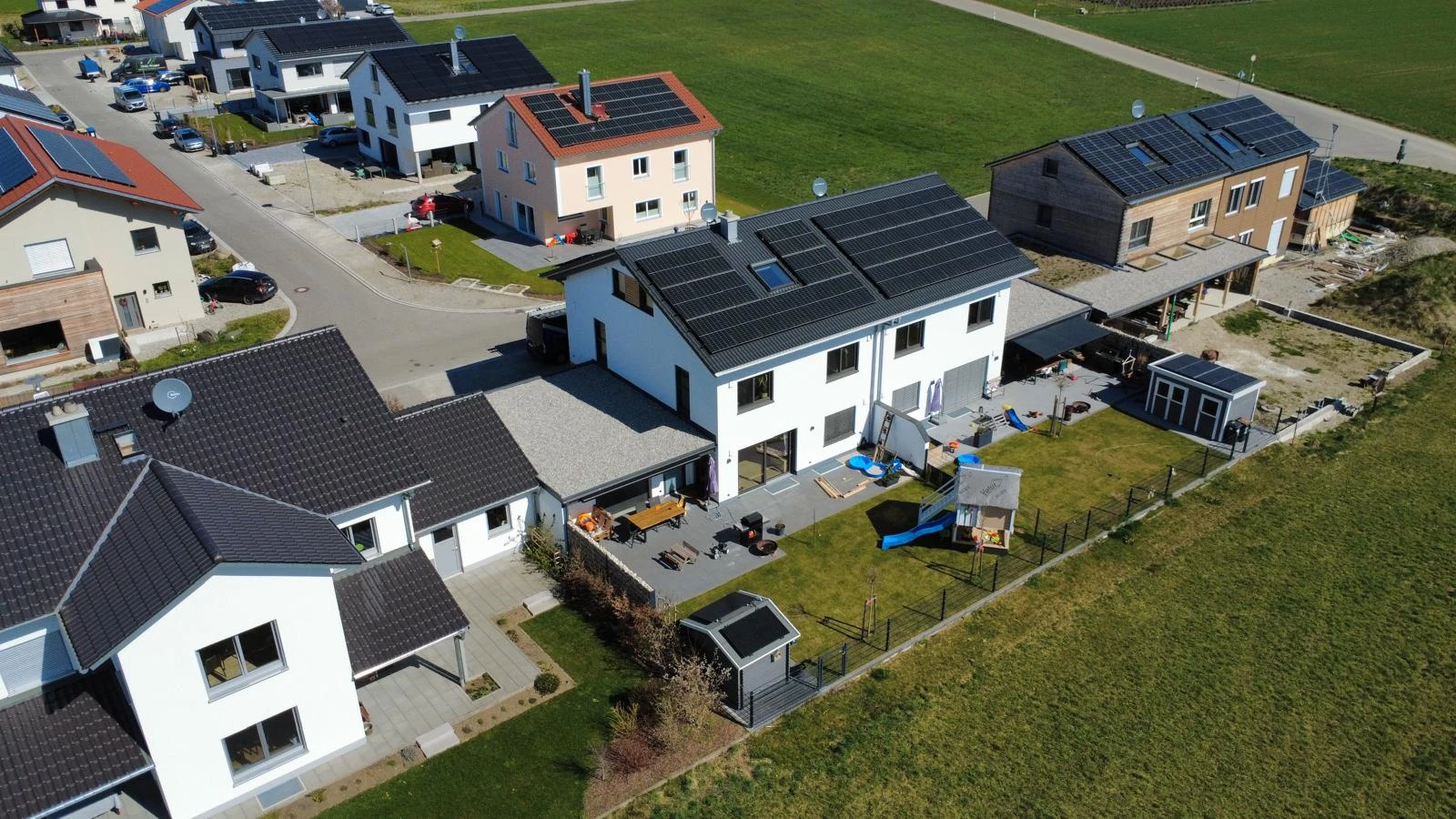 Photovoltaikanlage Doppelhaus