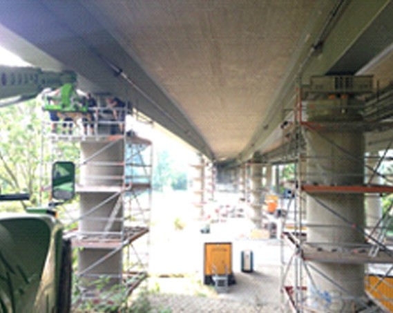 Brückenlagerwechsel