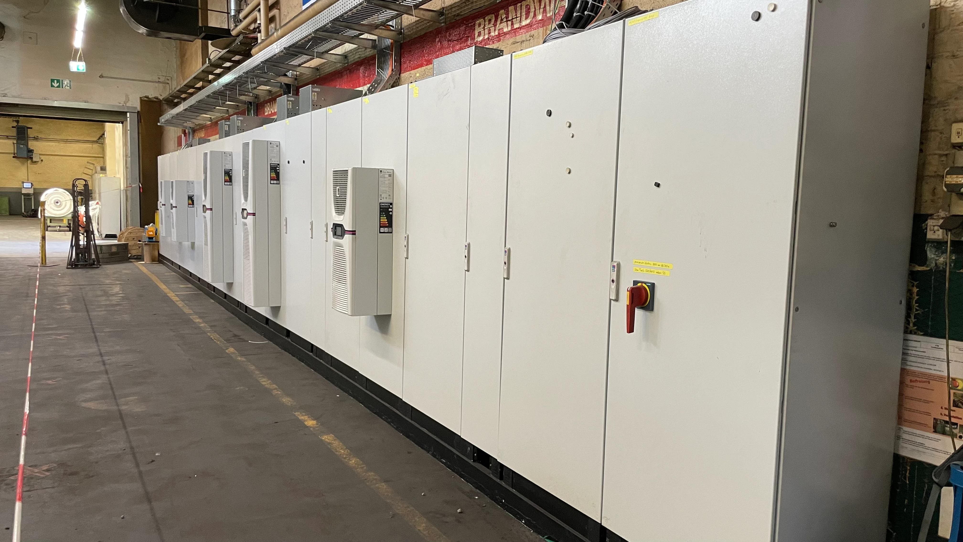 Umbau Textil-Kalander Goodyear