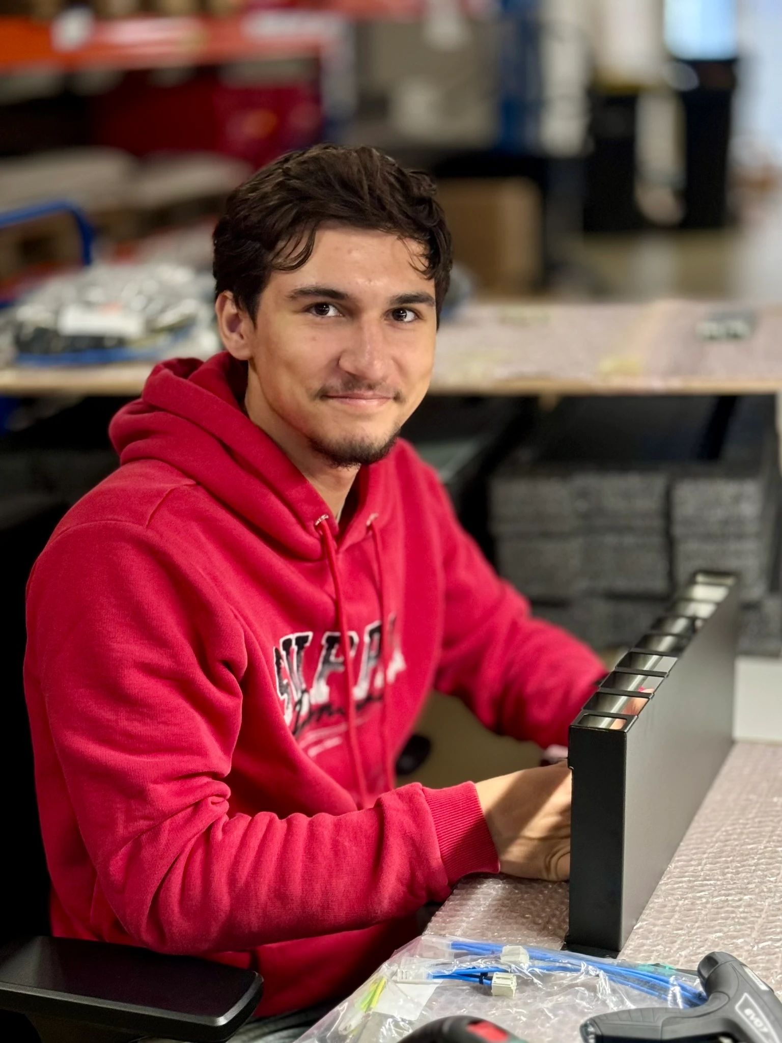 Robert, unser Elektro-Azubi