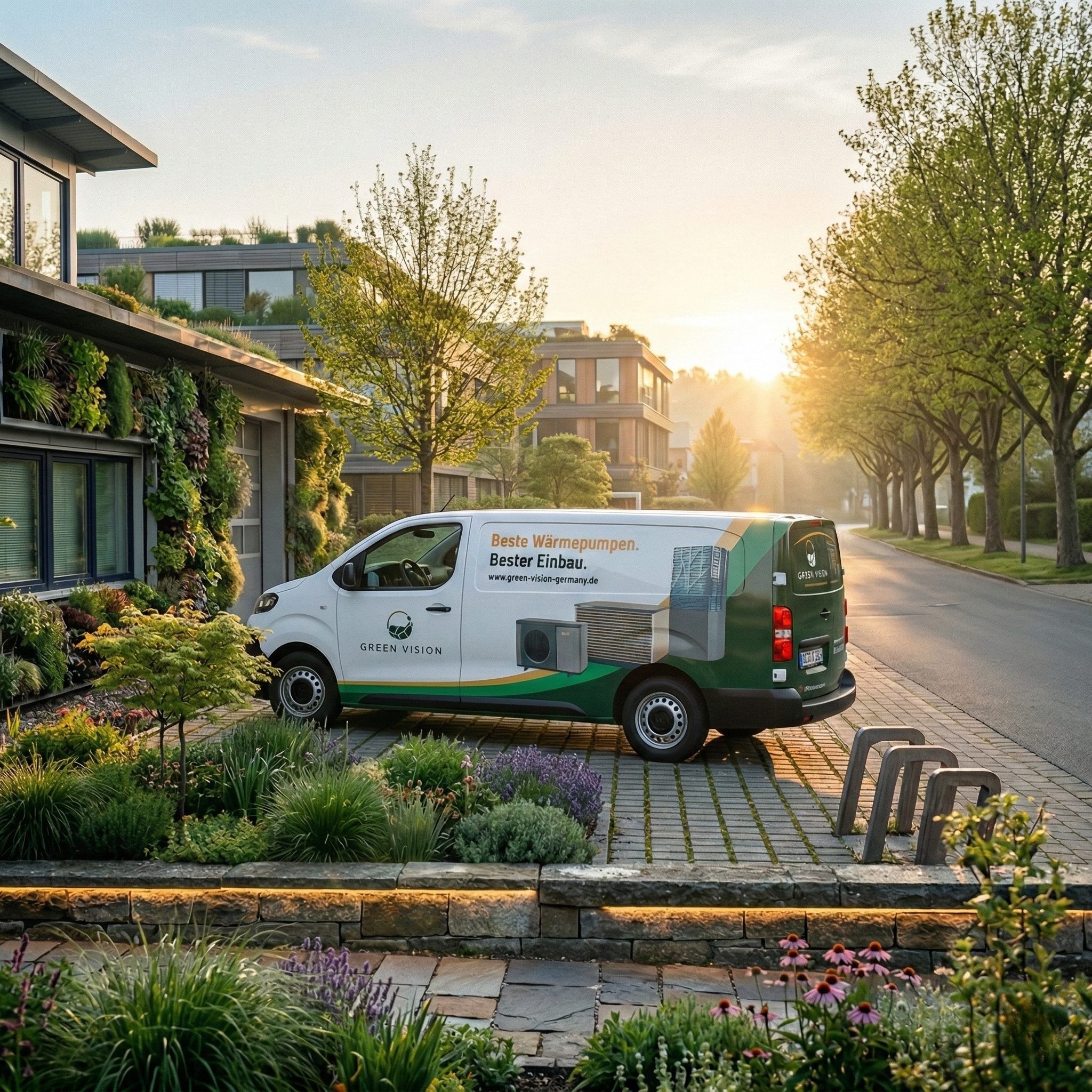 Verschiedene Fahrzeuge für Mobilität