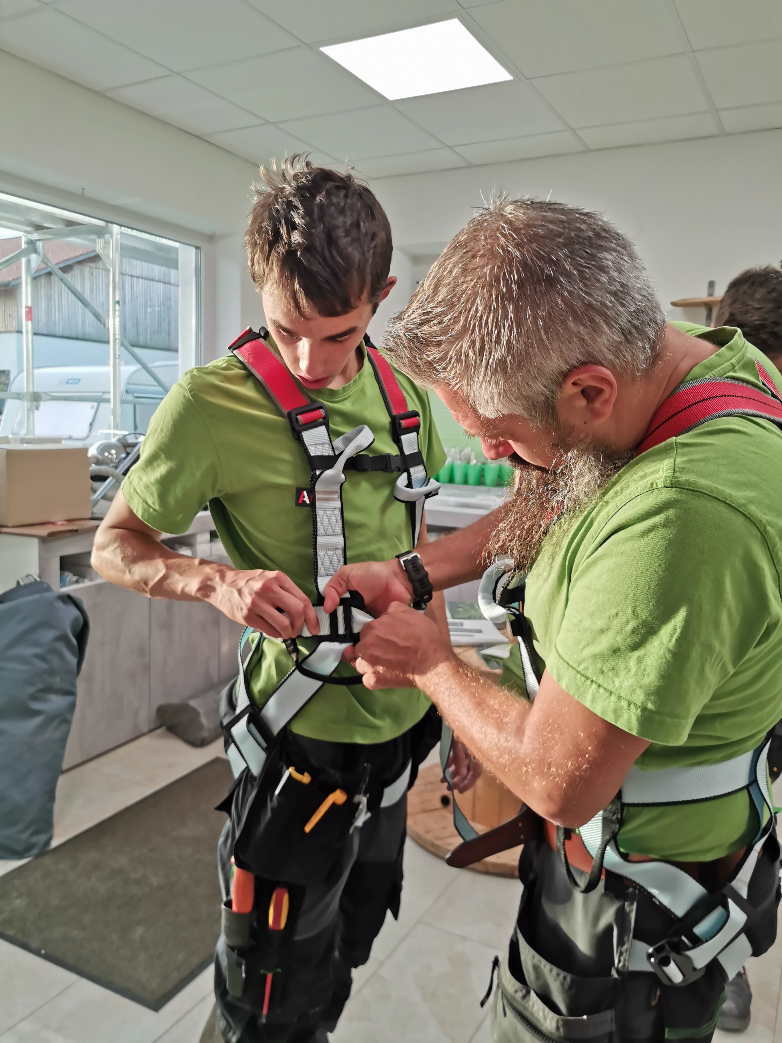 Anpassen der PSA und Partner-Check