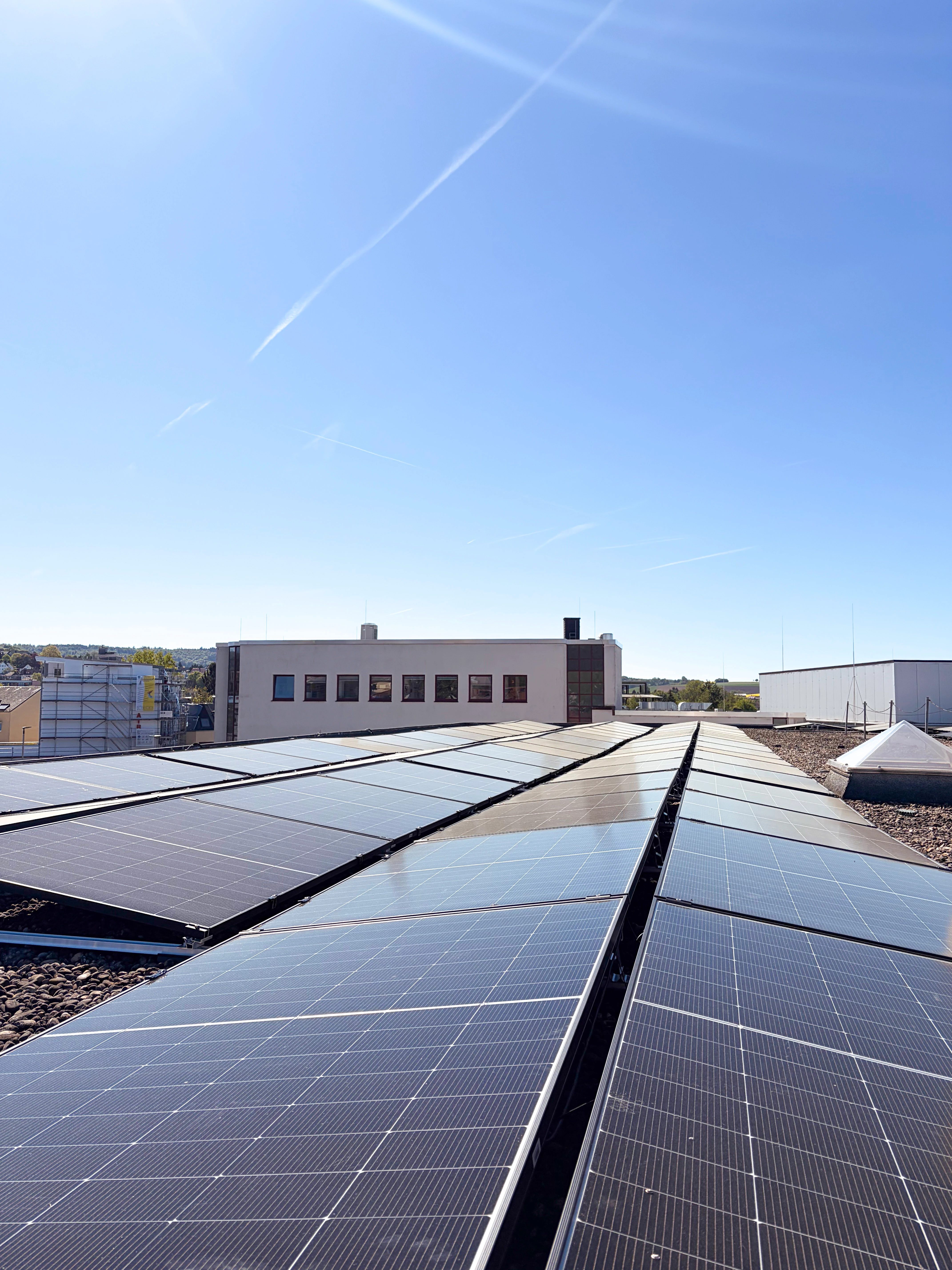 Installation PV-Anlage Modehaus