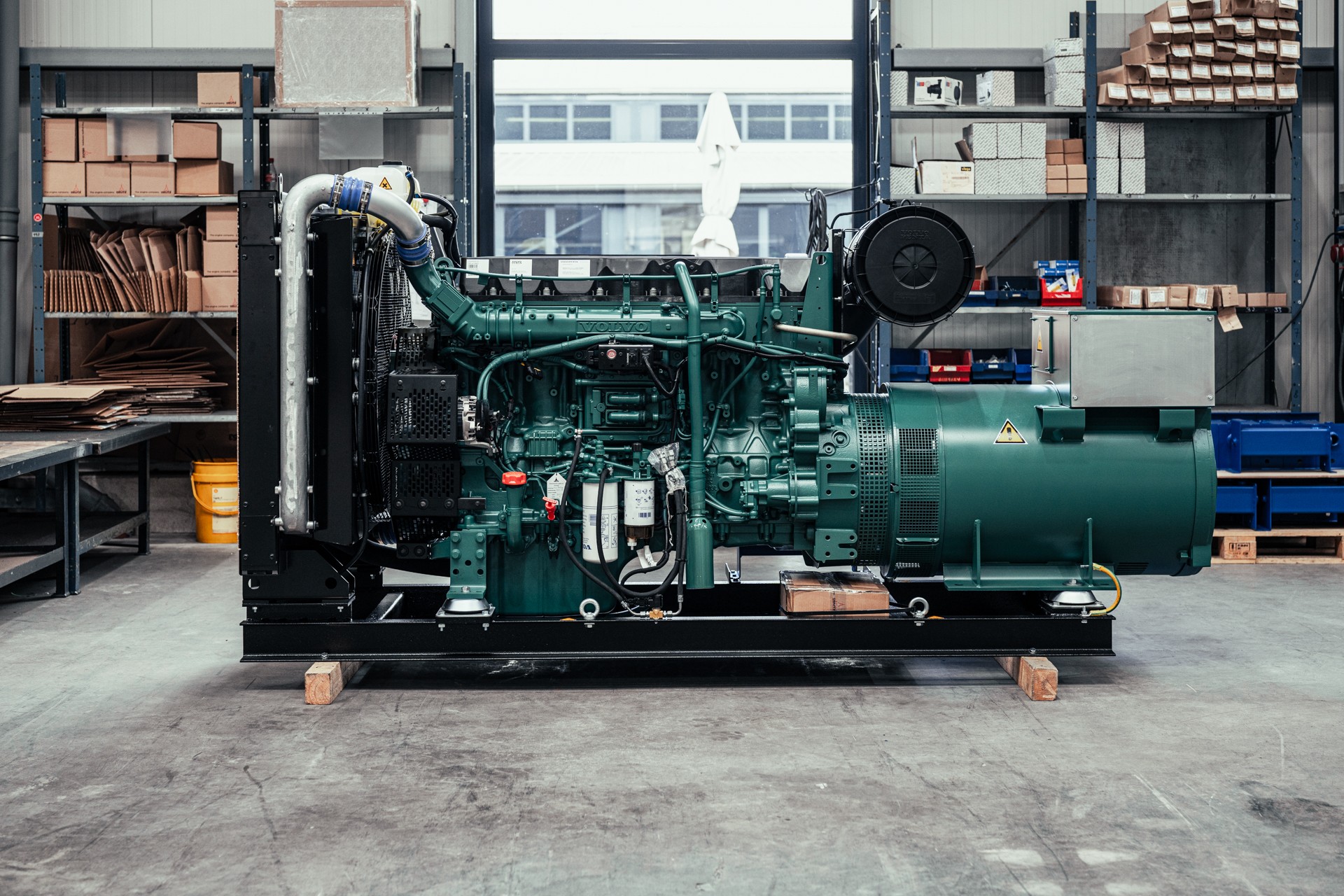 Maschinensatz einer Netzersatzanlage