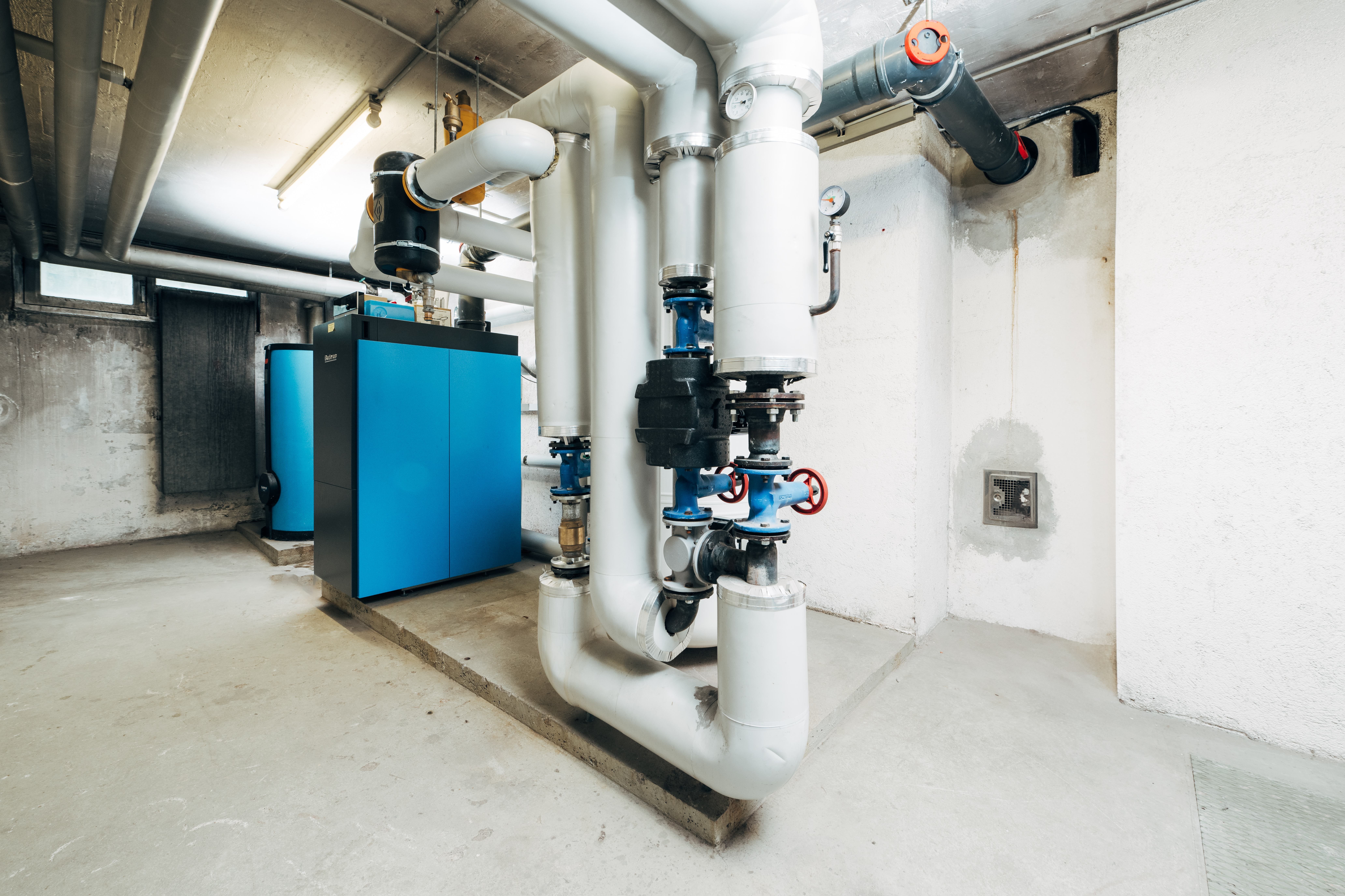 Wohnanlage mit 200KW - Gas Brennwertkessel