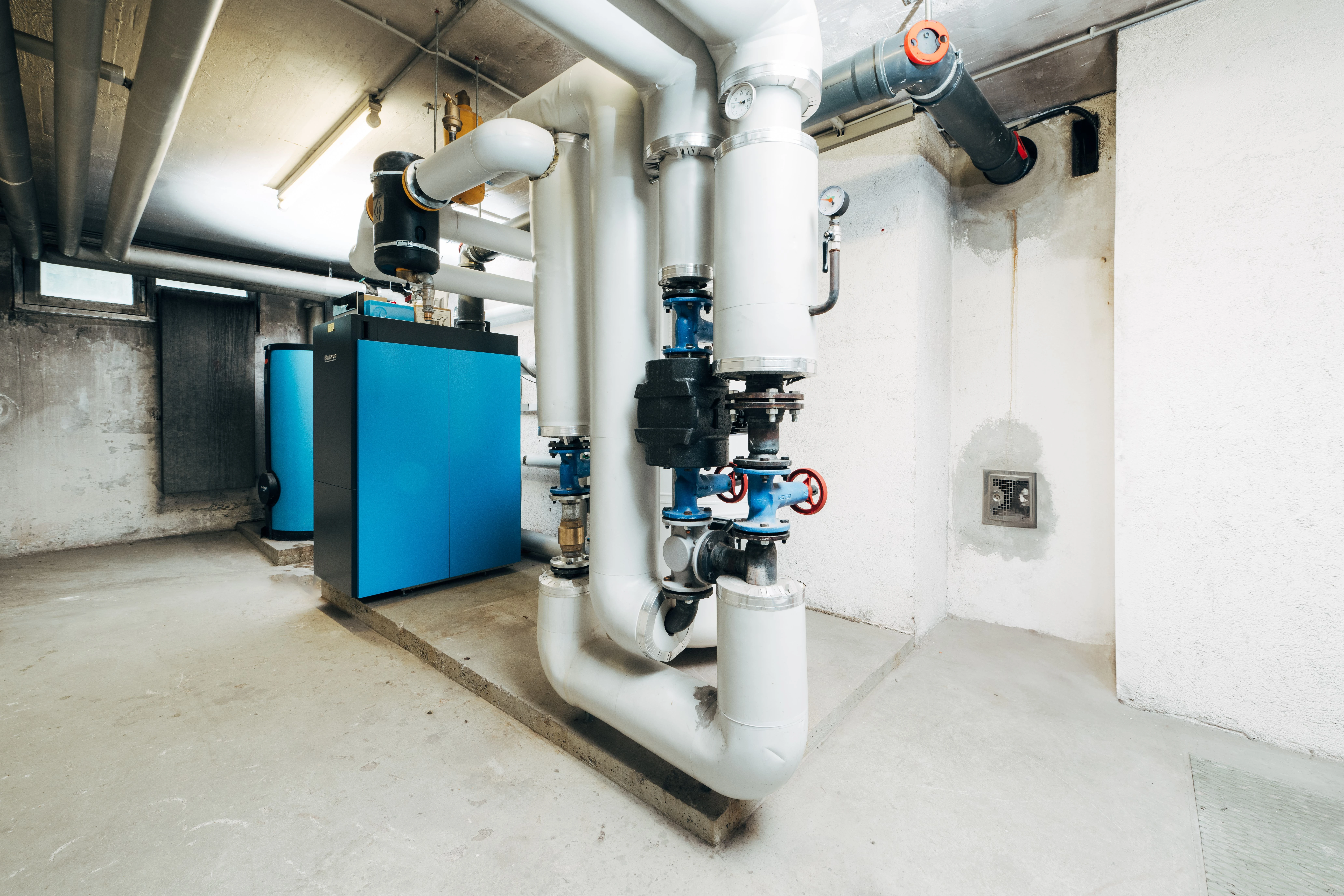 Wohnanlage mit 200KW - Gas Brennwertkessel