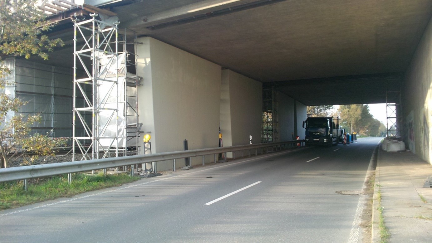 Bauwerksabdichtung, Beschichtung und Kappenerneuerung