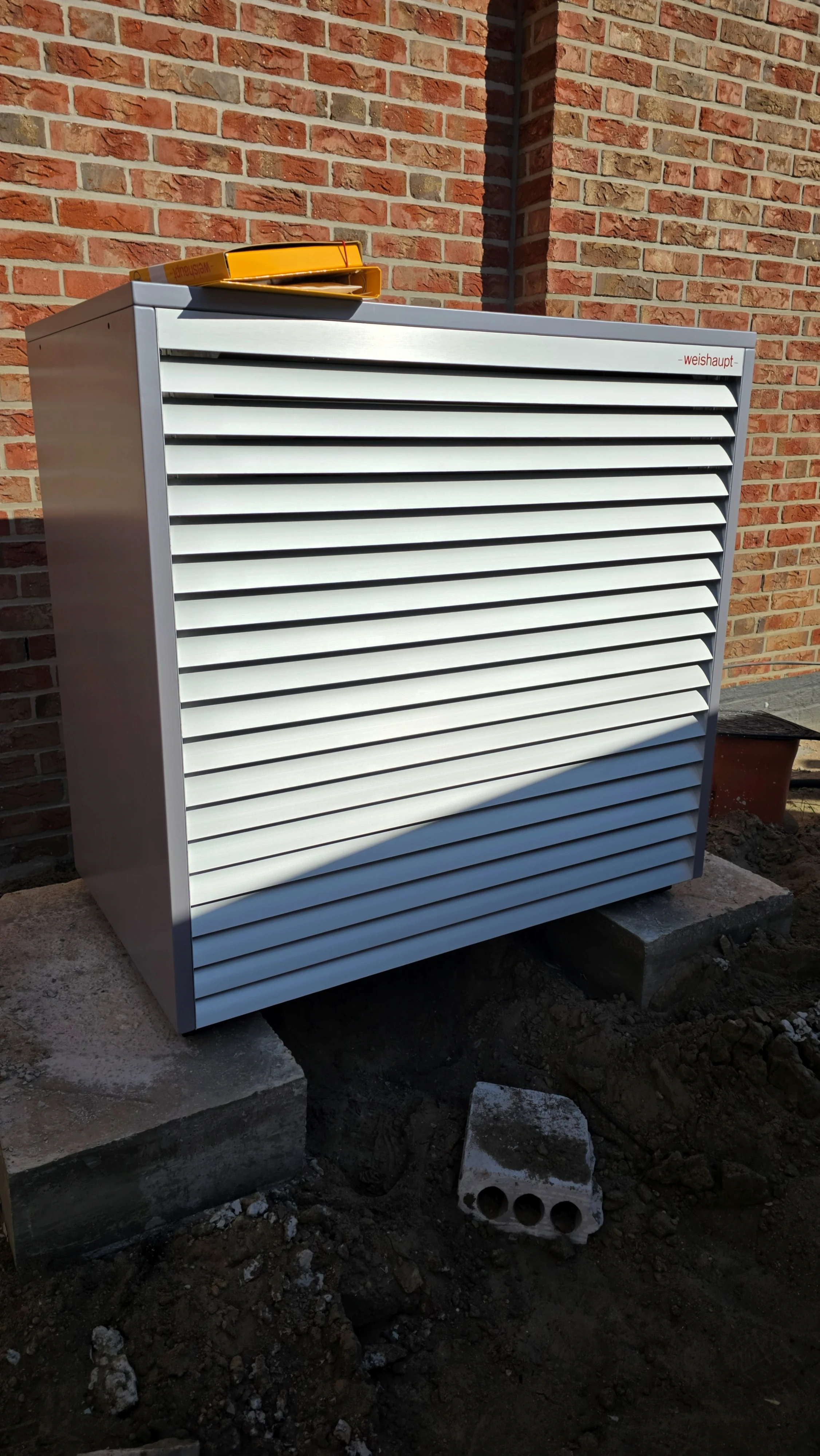 Einbau Wärmepumpe Außengerät