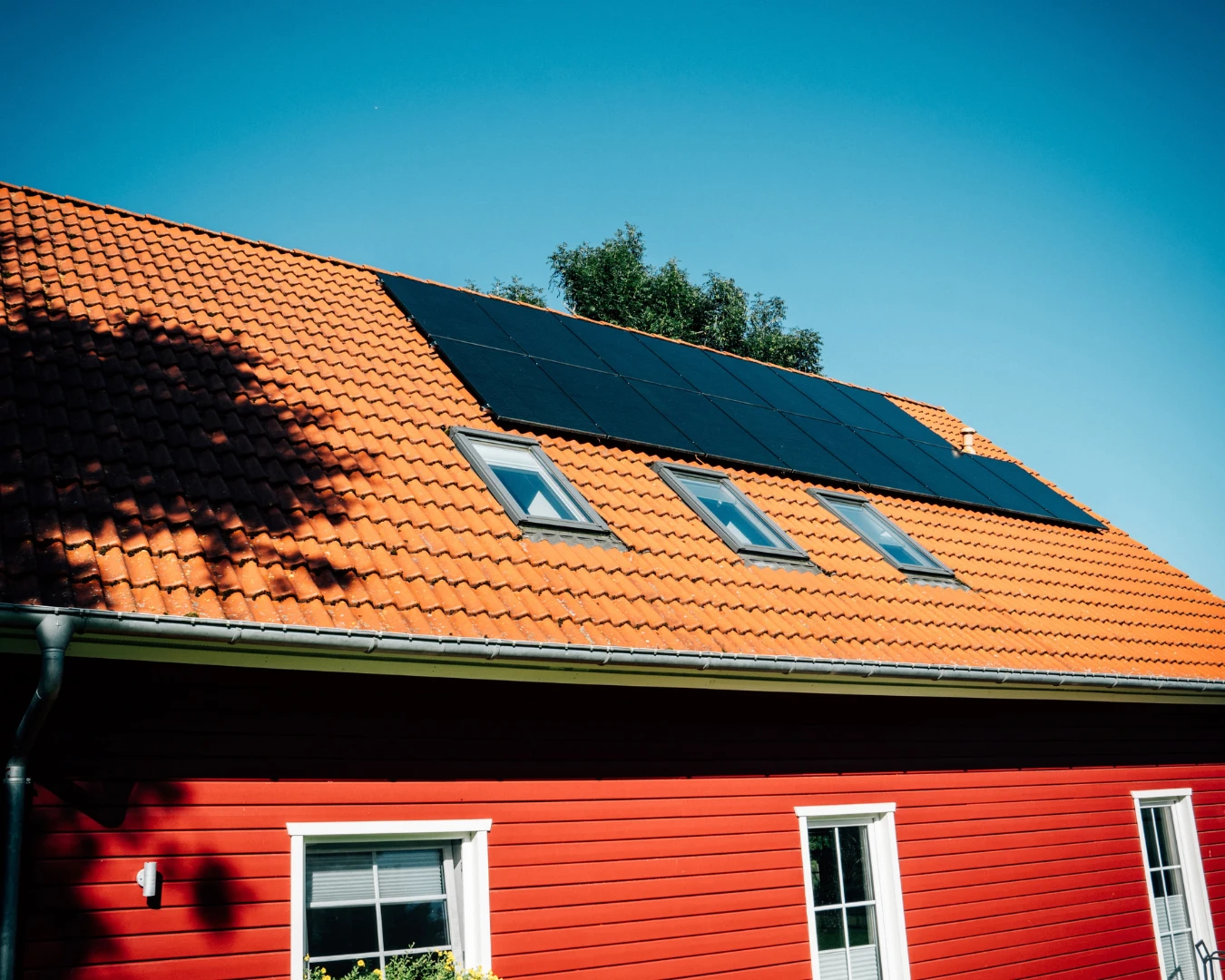 Fertige PV Anlage