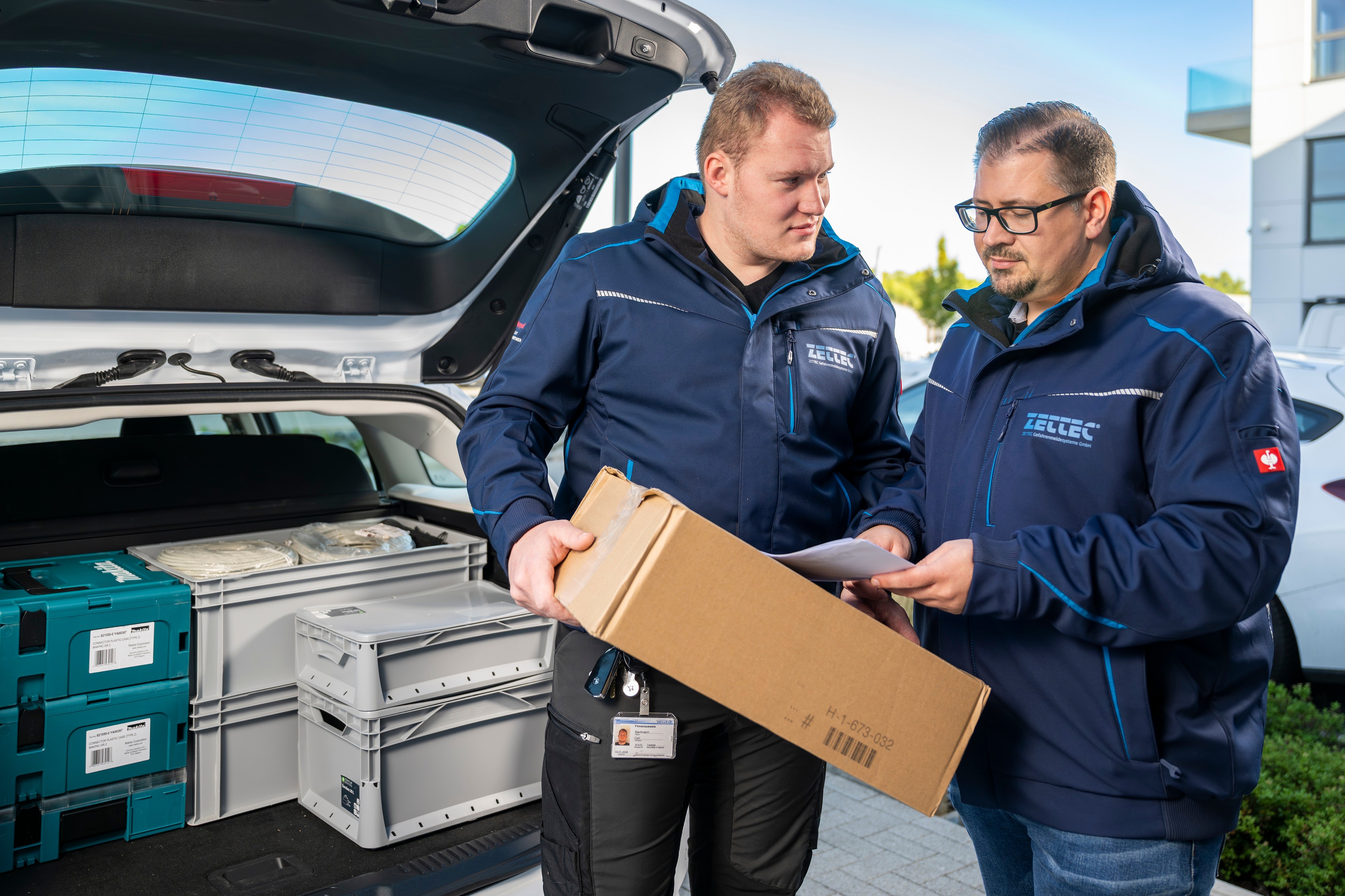 Auf geht´s zum Kunden...