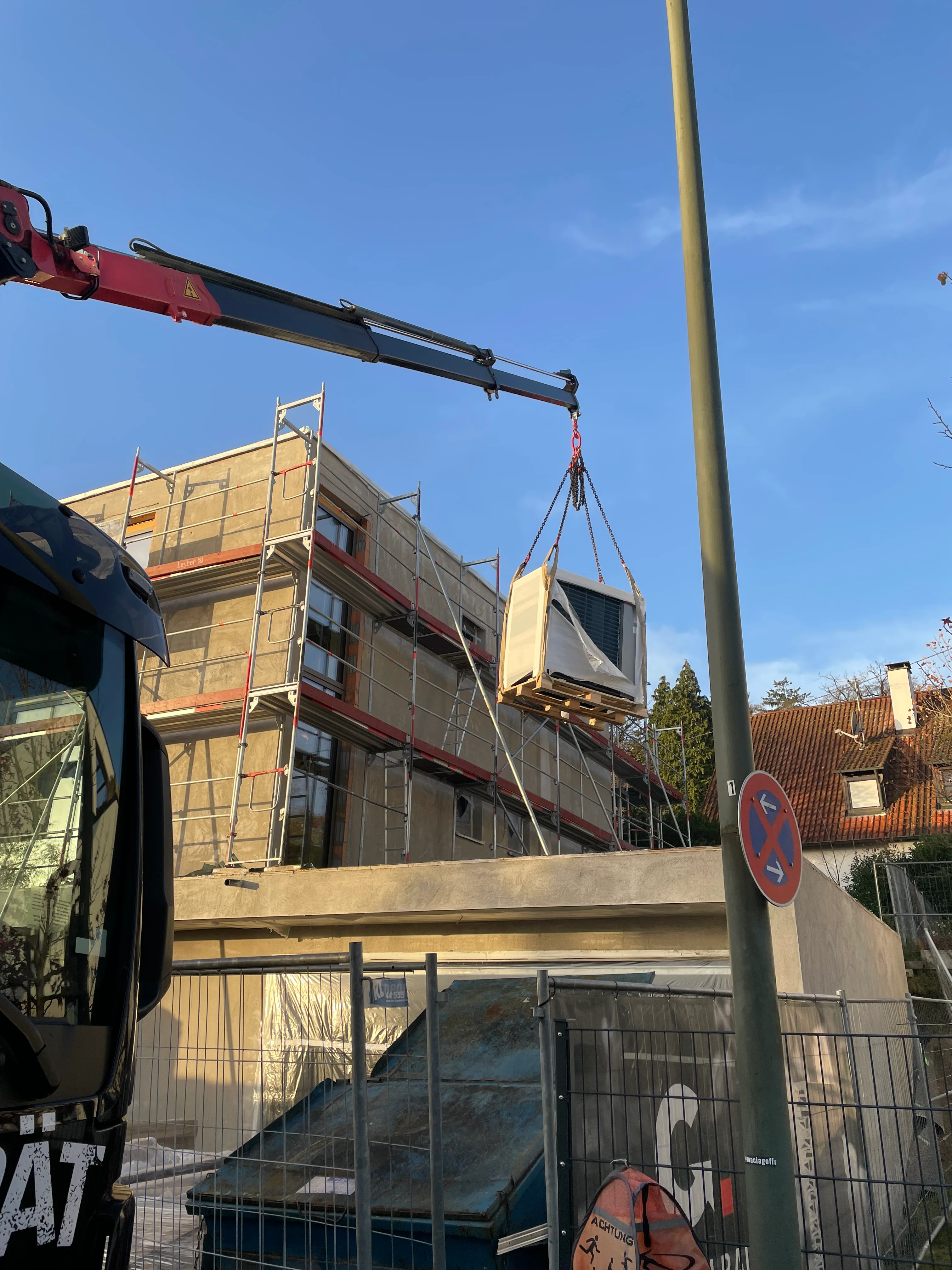 Auf der Baustelle