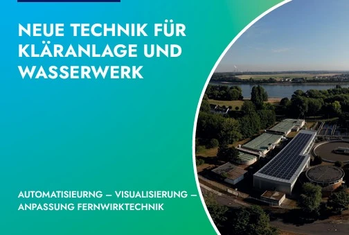Neue Technik für Kläranlage und Wasserwerk