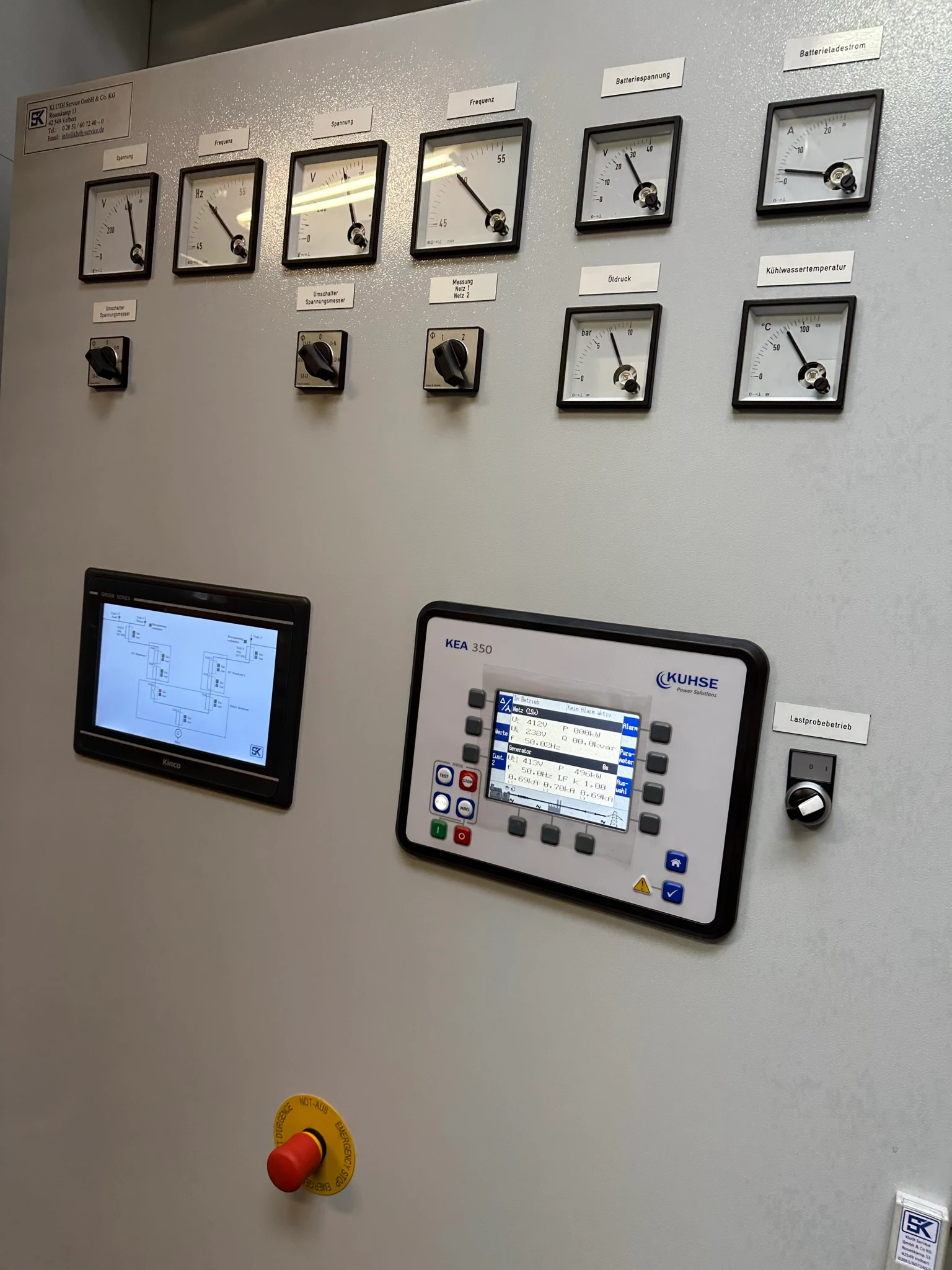 Retrofit- Lieferung moderne neue Schaltanlage