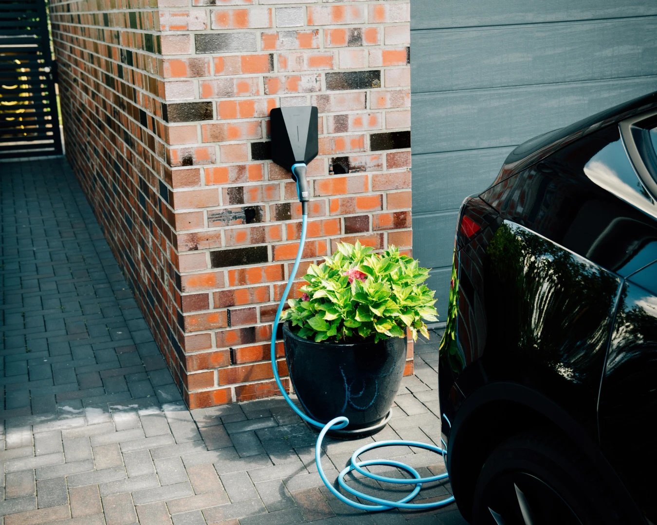 Fertige Wallbox-Installation