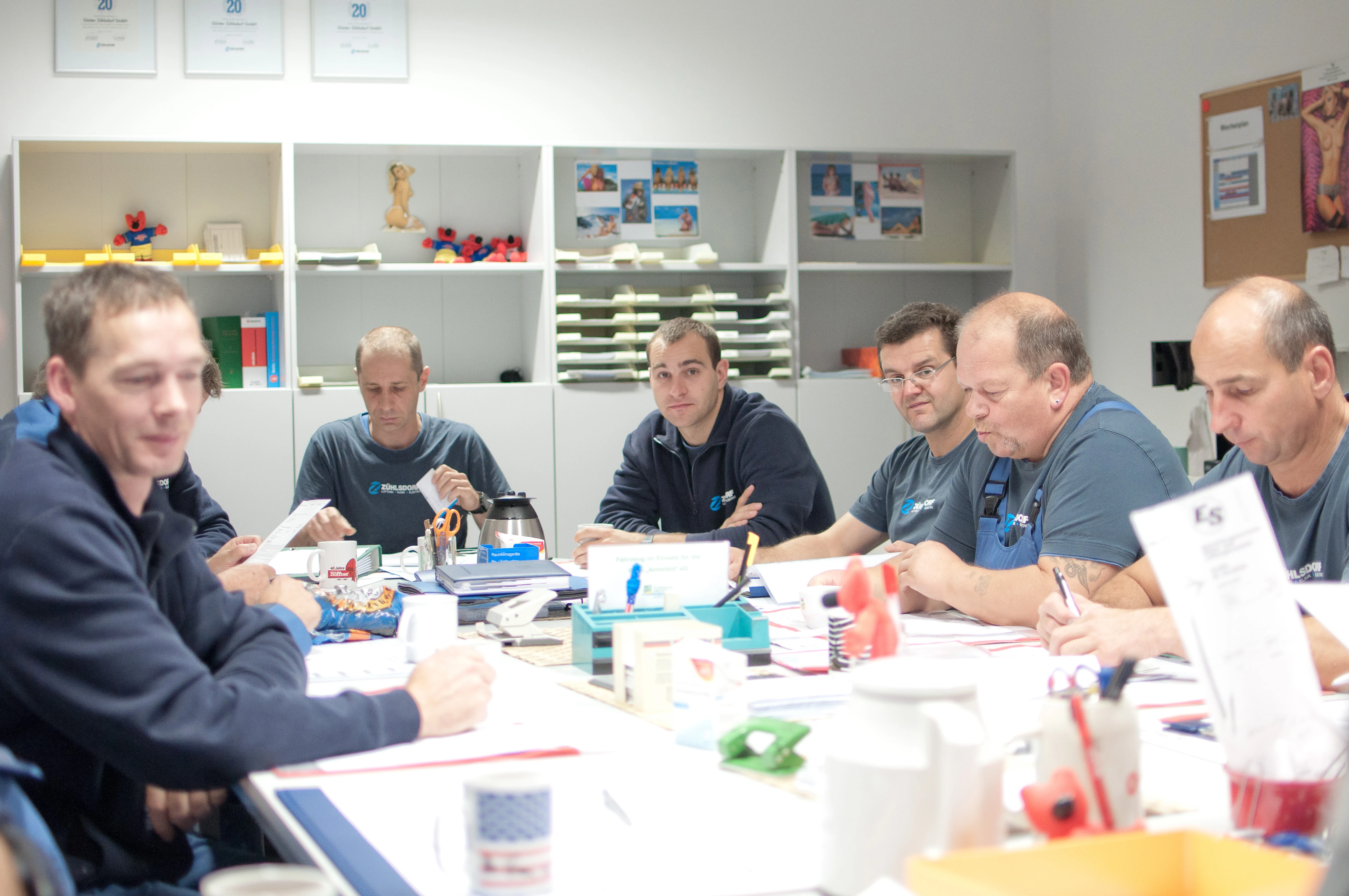 Besprechung in unserer Zentrale