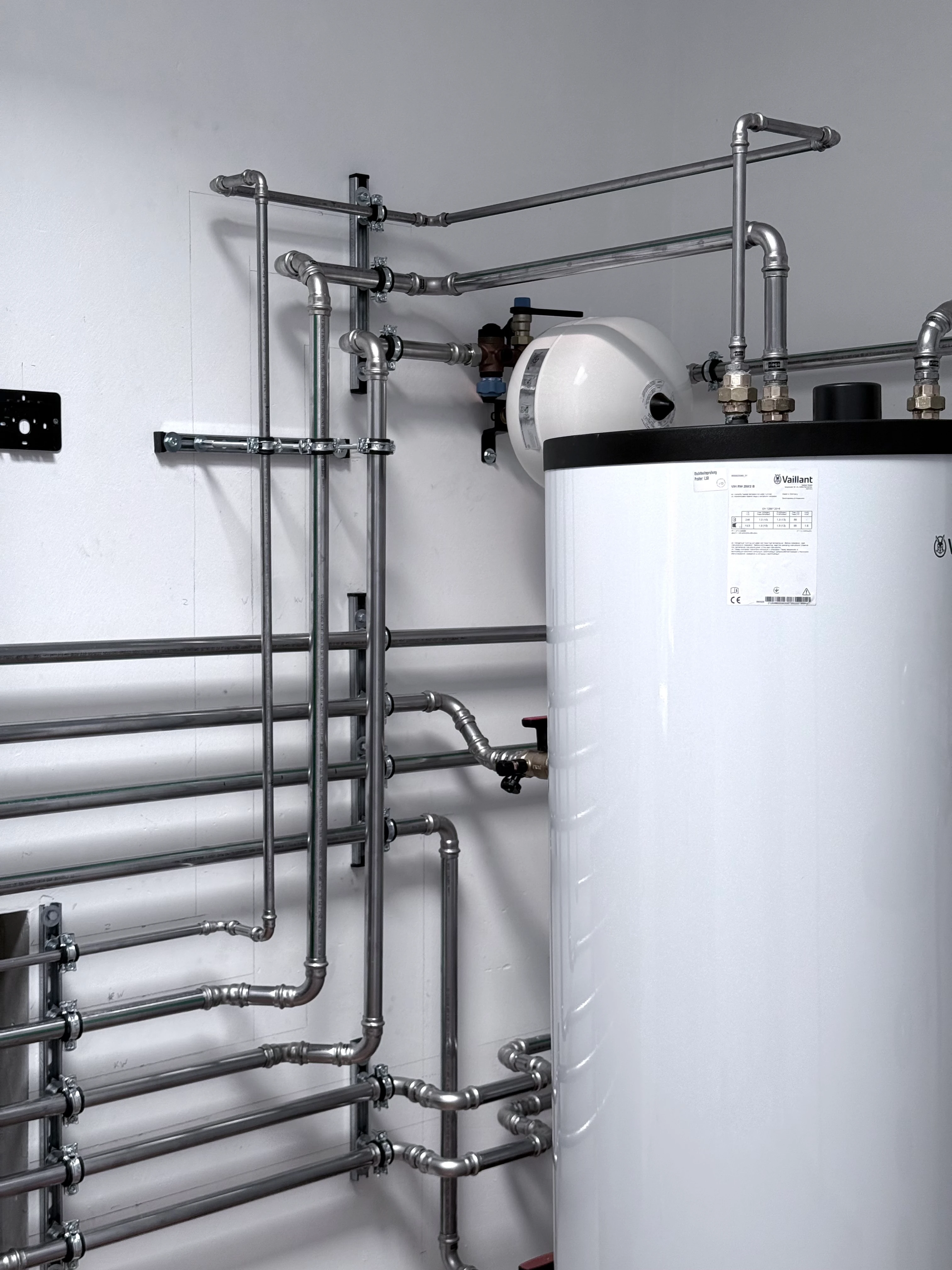 Installation einer Vaillant 12,5 kW Wärmepumpe